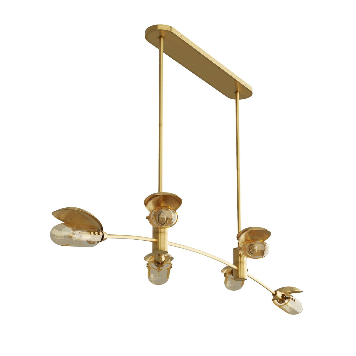 Ximena Linear Chandelier DRC07 detail view