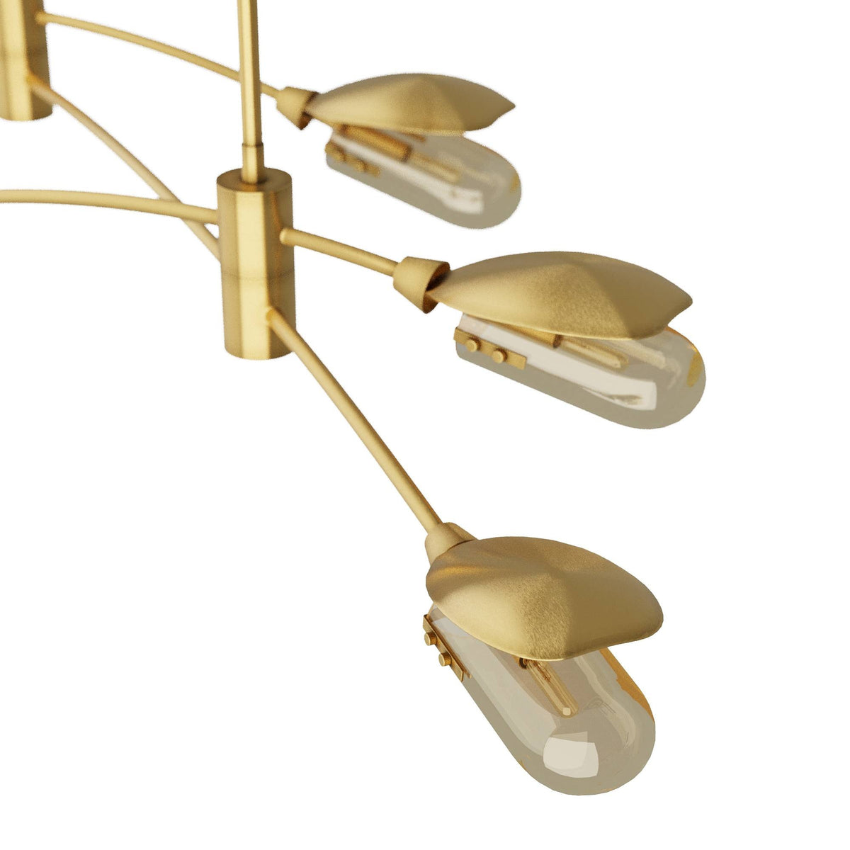 Ximena Linear Chandelier DRC07 detail view