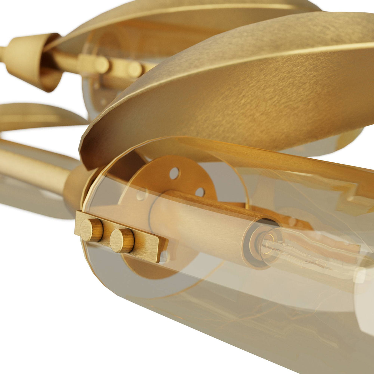 Ximena Linear Chandelier DRC07 detail view