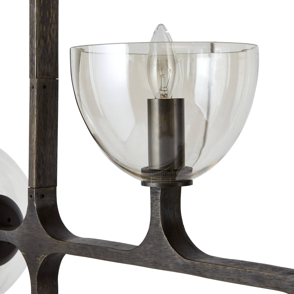 Dillon Linear Chandelier DRC08 detail view