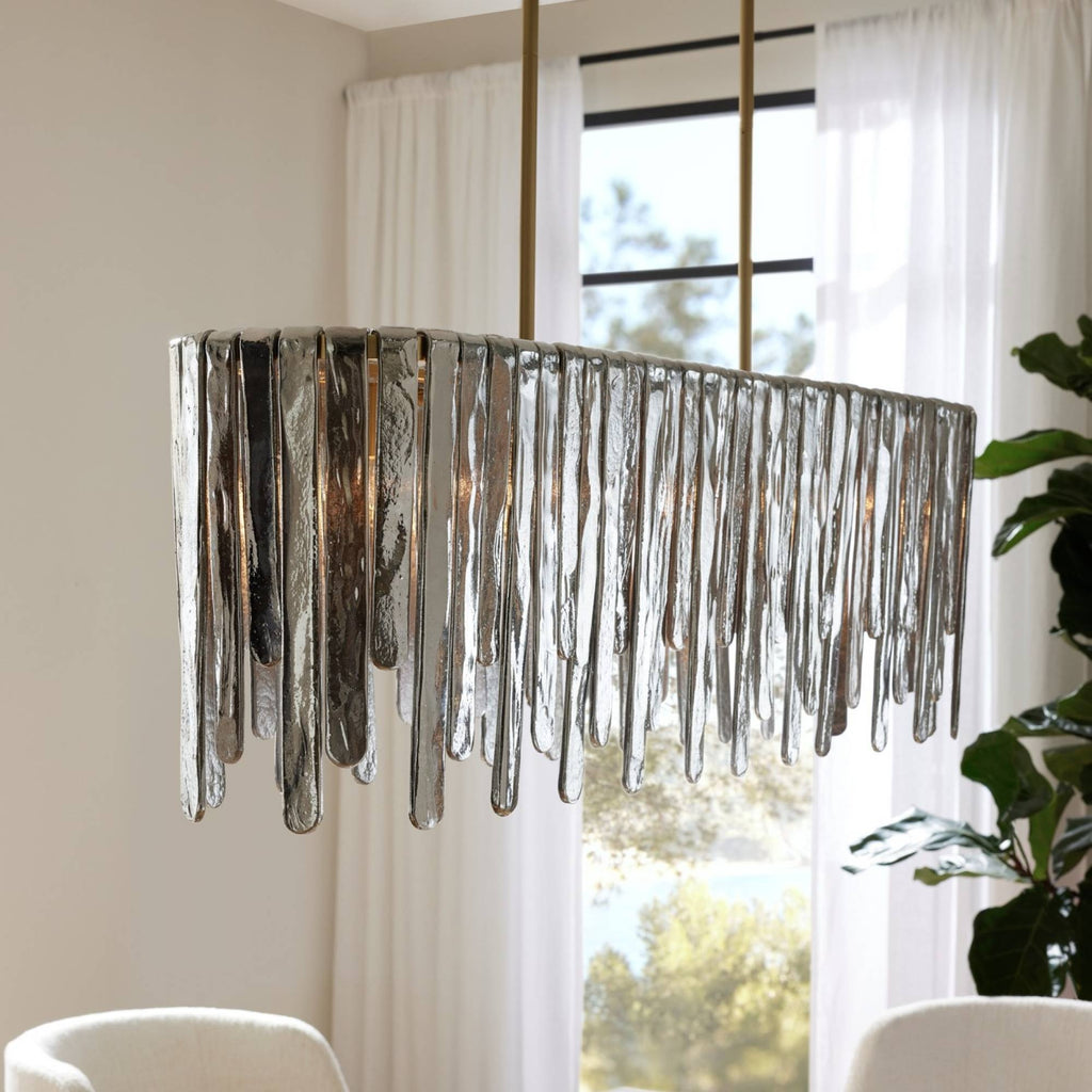 Leighton Linear Chandelier DRC11 room scene