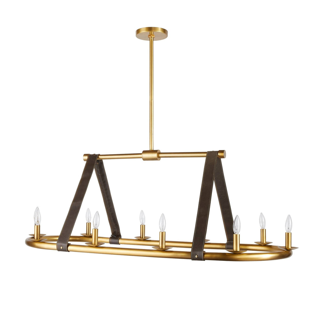 Englewood Linear Chandelier DRI02 detail view