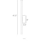 Hutu Wall Light DS44006 technical dimension drawing