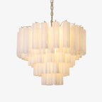 Frosted Murano Cascade Chandelier
