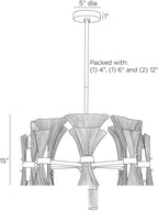 Gwendolyn Chandelier DSC07 technical dimension drawing