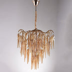 Glacier Organic Branch Round Chandelier