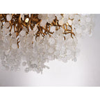 Organic Branch Round Penny Chandelier