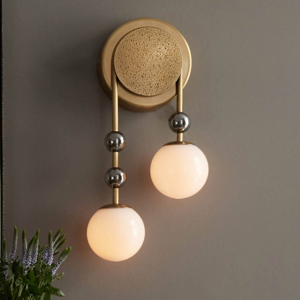 Beverly Wall Sconce, Left DWC22 room scene