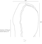 Grace Wall Sconce DWC48 technical dimension drawing