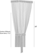 Jenessa Wall Sconce DWC82 technical dimension drawing