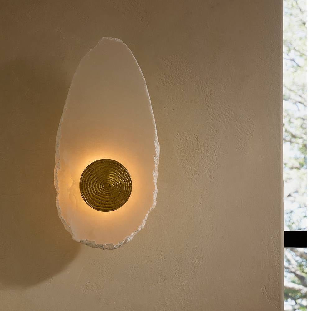 Ravelle Alabaster Wall Sconce DWC99 room scene