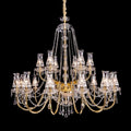 18 Light Brass Chandelier,gold Brass Chandelier
