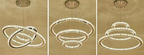 Light Luxury 5 / 6 / 7 Rings Crystal Chandelier for Staircase / foyer / villa