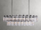 Delsie Oval Art Glass Chandelier 51-Inch63-Inch72-Inchl