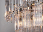 Delsie Oval Art Glass Chandelier 51-Inch63-Inch72-Inchl