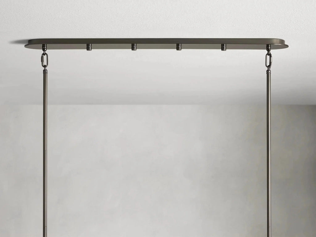 Delsie Oval Art Glass Chandelier 51-Inch63-Inch72-Inchl