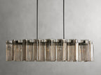 Delsie Oval Art Glass Chandelier 51-Inch63-Inch72-Inchl