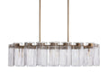 Delsie Oval Art Glass Chandelier 51-Inch63-Inch72-Inchl