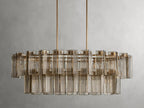 Delsie Oval Art Glass Chandelier 51-Inch63-Inch72-Inchl