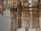Delsie Oval Art Glass Chandelier 51-Inch63-Inch72-Inchl