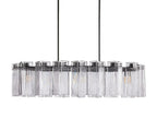Delsie Oval Art Glass Chandelier 51-Inch63-Inch72-Inchl