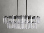 Delsie Oval Art Glass Chandelier 51-Inch63-Inch72-Inchl