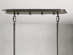 Delsie Oval Art Glass Chandelier 51-Inch63-Inch72-Inchl