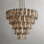 Delsie Round Art Glass Chandelier 38-Inch48-Inch60-Inch