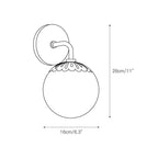 Dewdrop Globe Sconce