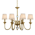 Diana Brass Chandelier