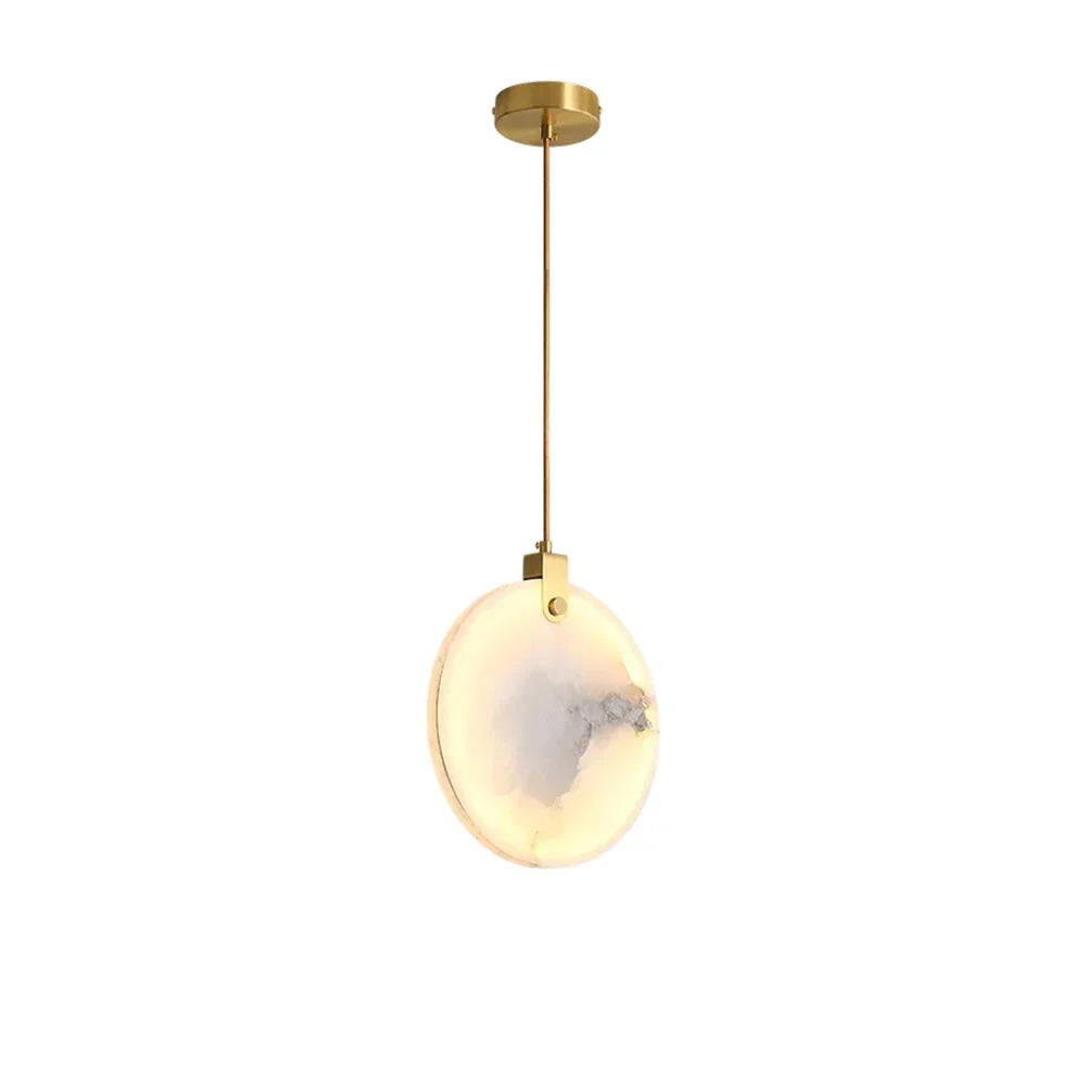 Moonshade Natural Marble Pendant Light