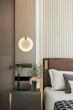 Moonshade Natural Marble Pendant Light