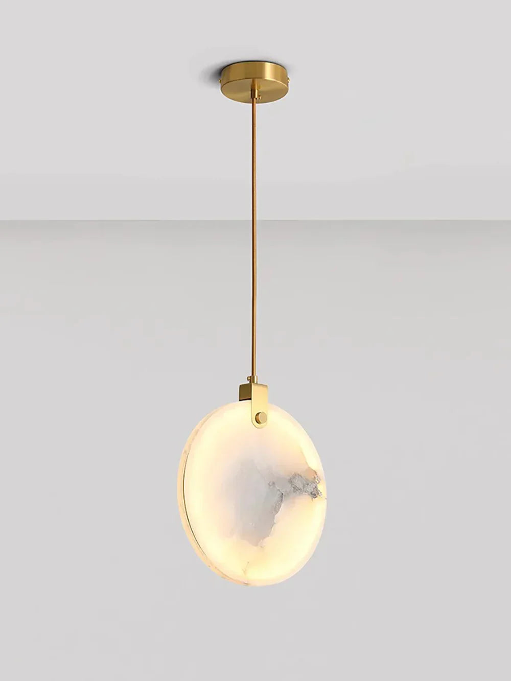 Moonshade Natural Marble Pendant Light