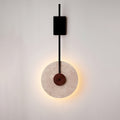 Disc Travertine Wall Lamp