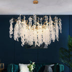 Ardent Branch Crystal Modern Linear Chandelier