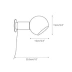 Donya Sphere Wall Lamp