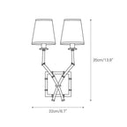 Double Arm Bamboo Sconce