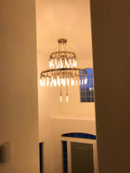 Retro-Inspired Metal Pendant Light Chandelier for Living Room / bedroom / staircase / villa