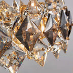 Prismatic Crystal Chandelier for Living Room Dining Room Ceiling Light