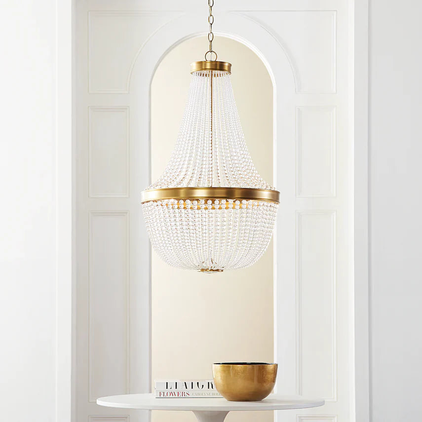 Classic Empire Style Basket Chandelier for Low-Ceiling