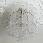 Elegant Murano Leaf Shaped Ceiling Lamp