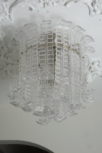 Elegant Murano Leaf Shaped Ceiling Lamp