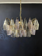 Poliedri Murano Colorful Chandelier