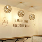 Elegant Italian Designer Single 1-Light Textured Geometric Pendant Lamp with Bulbs Diamond Ball Shaped Ceiling