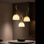 Elowen Twisted Wood Pendant Light