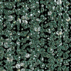 Galaxy Emerald Rainfall Meteor Shower Crystal Spiral Chandelier