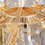 Extra Large Foyer Pure Crystal Ceiling Light Living Room Entrance Staircase Chandelier