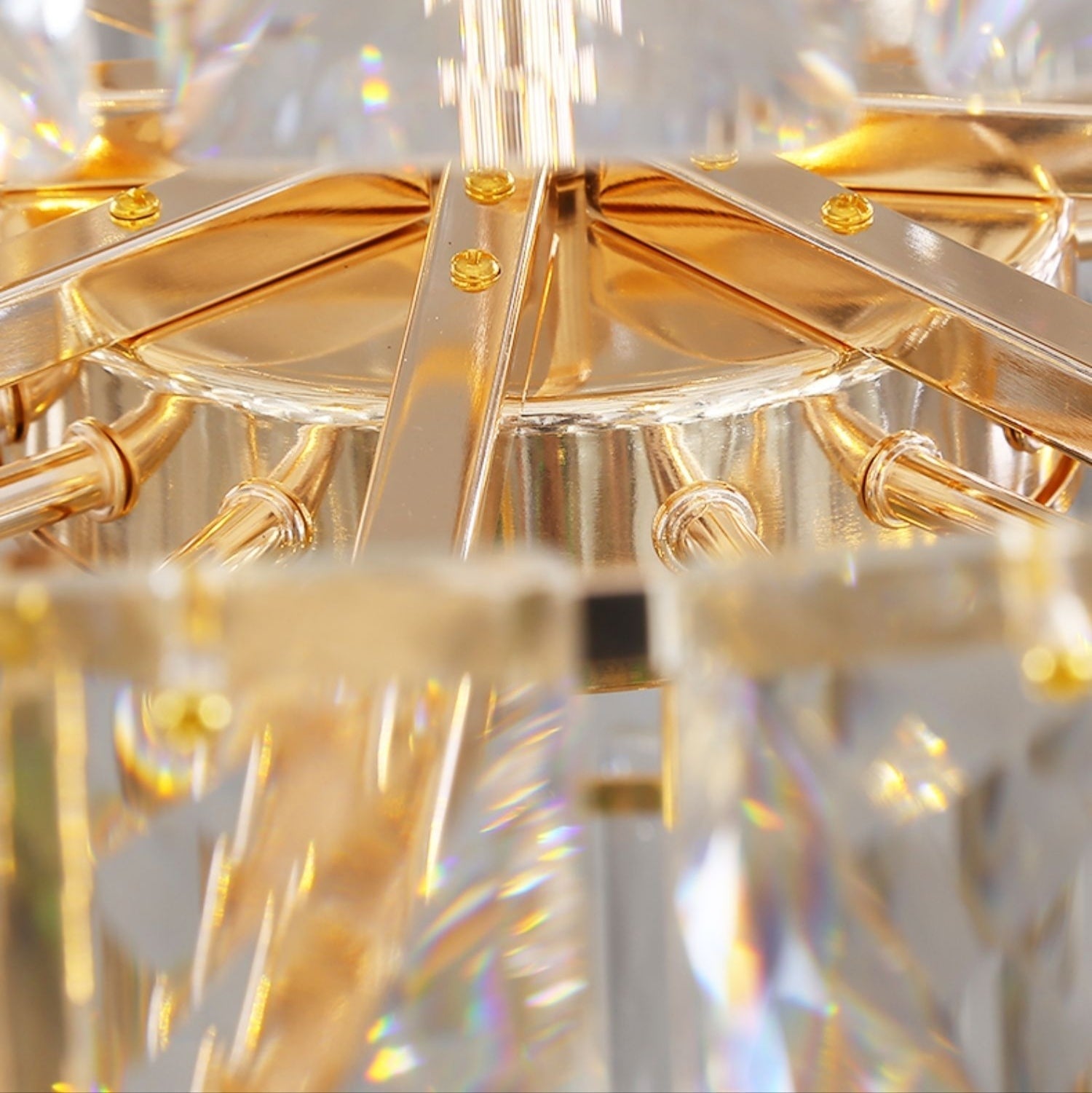 Extra Large Foyer Pure Crystal Ceiling Light Living Room Entrance Staircase Chandelier