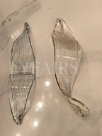 Extra Large Luxury Art Double Spiral Creative Crystal Chandelier for High-Ceiling Foyer / hallway / entryway