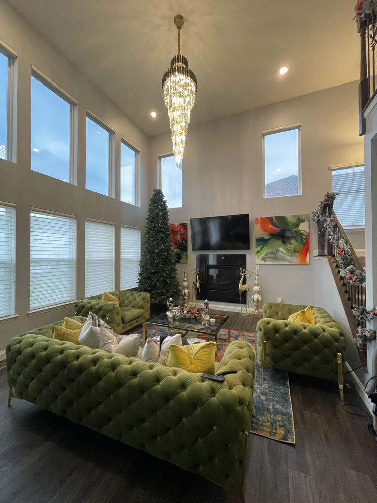 Spiral Crystal Chandelier for Foyer / Staircase